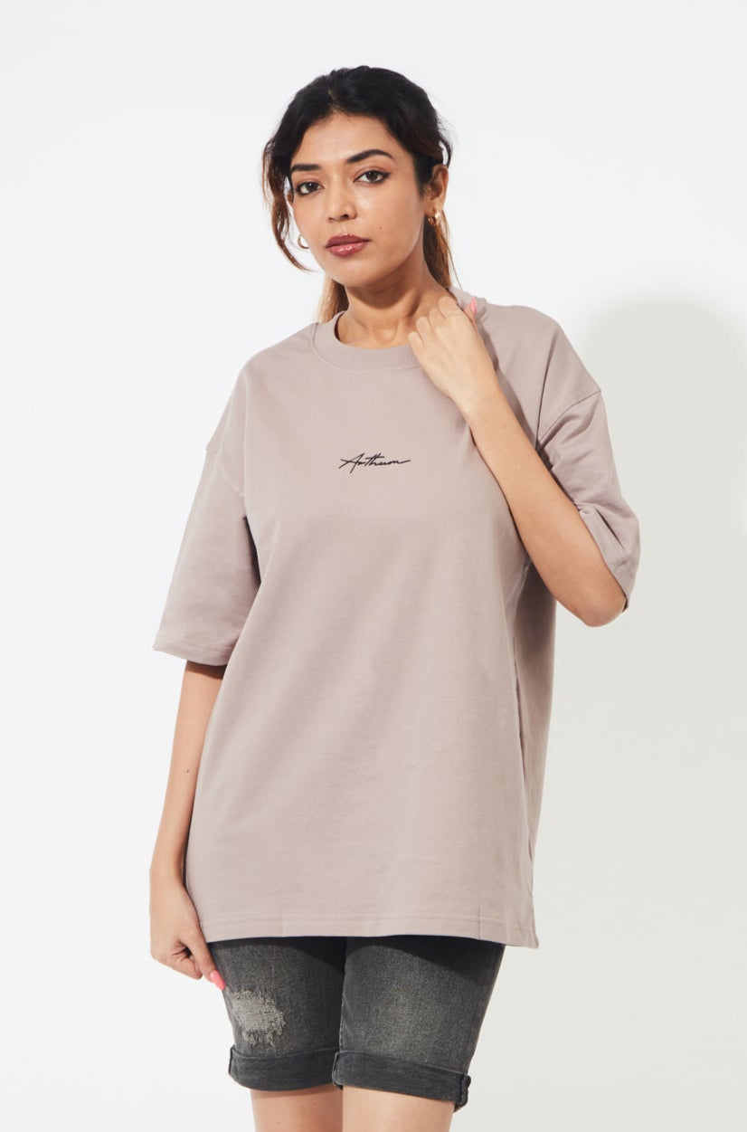 Arthum Nights like this Opal Grey Unisex Oversized T-Shirt Front