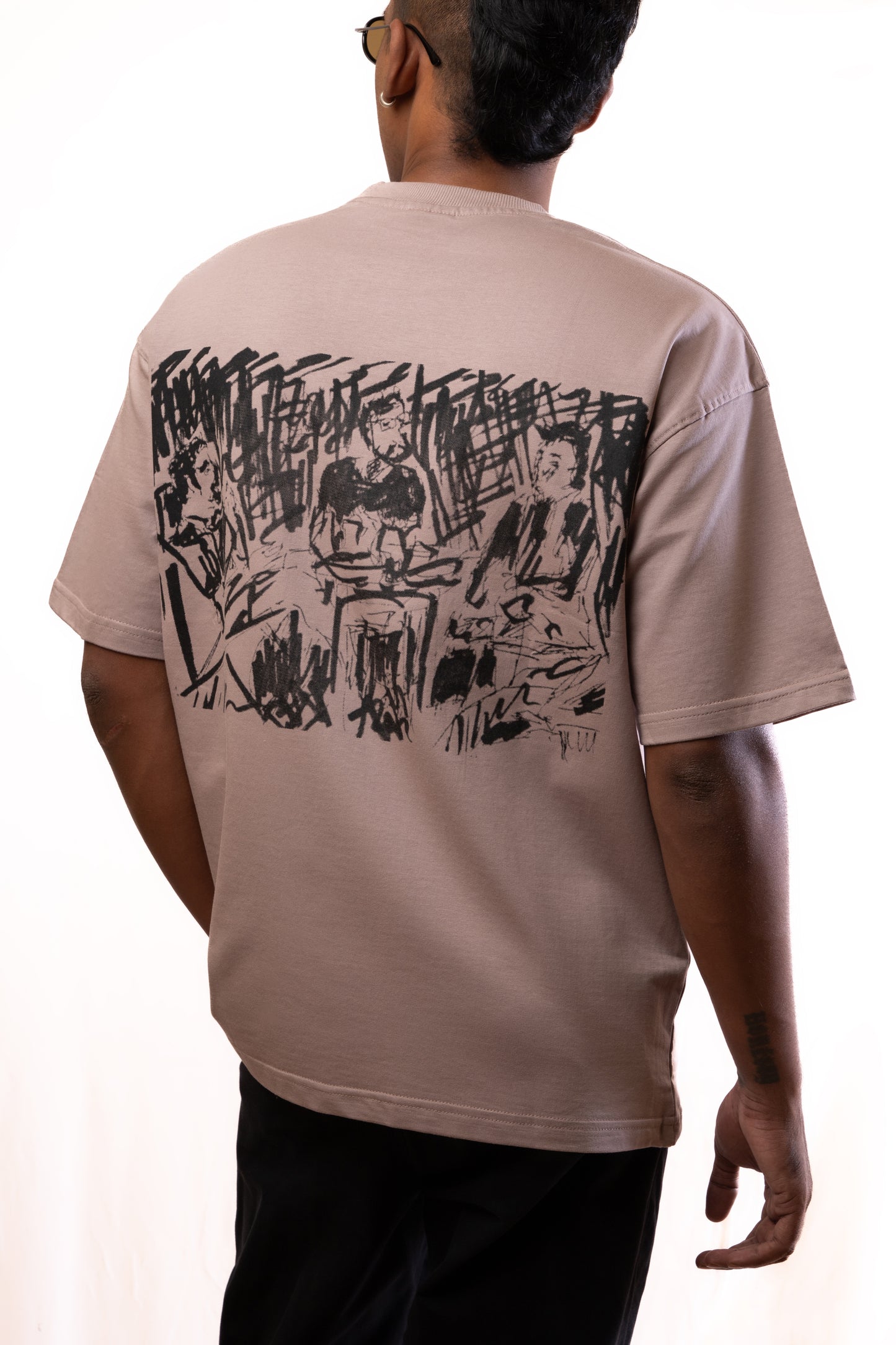 Nights like this - Opal Grey - Unisex Oversized T-Shirt
