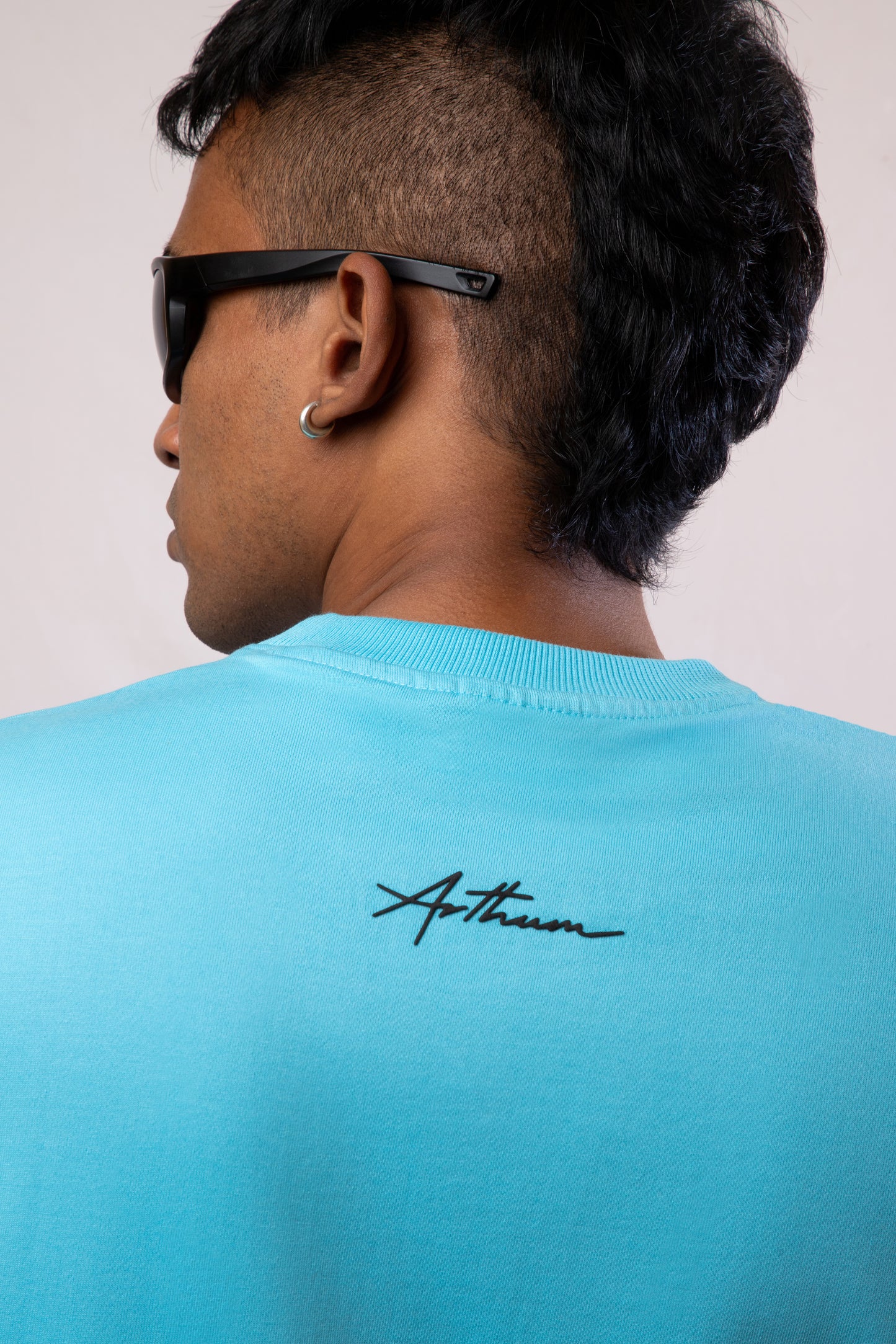What makes you Happy - Ocean Blue - Unisex Oversized T-Shirt