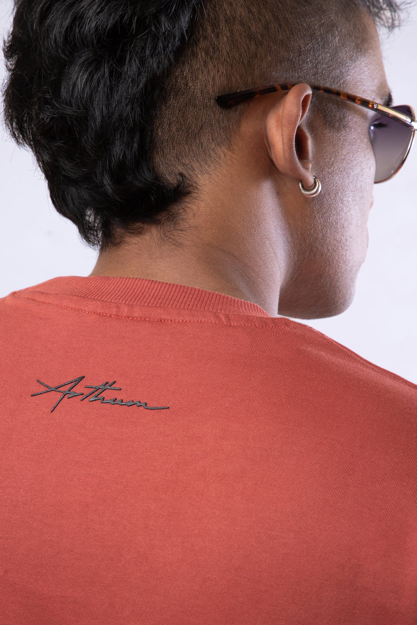 The Alien - Cherry Red - Unisex Oversized T-Shirt